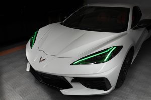 Chevrolet Corvette Headlight DRL Kit - ORACLE Lighting - RGB+A DRL Kit - ColorSHIFT - ColorSHIFT - `20-`21